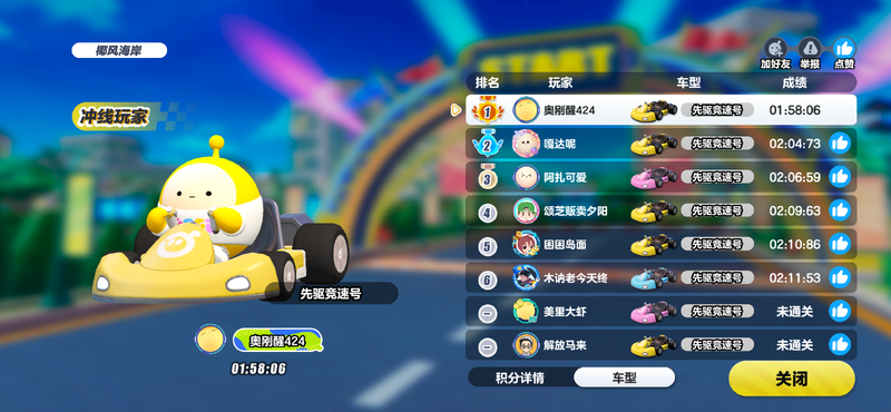 文件:蛋仔飞车 结算界面.png